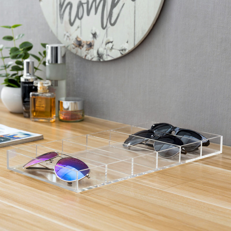 Acrylic 6 Compartments Makeup Organiser