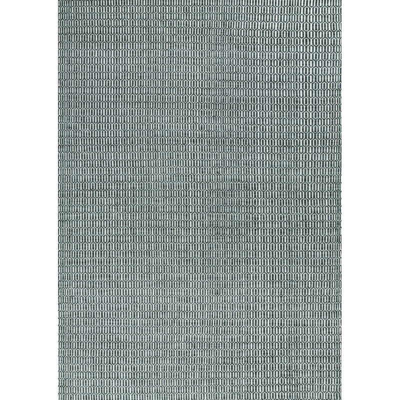 Mic-Mac Geometric Wool Hand Woven Area Rug, 140 x 200cm