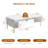 Mid-Century Modern Coffee Table with Double Drawers-1723451471