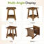 Table d'appoint en bois massif avec rangement-1208333937