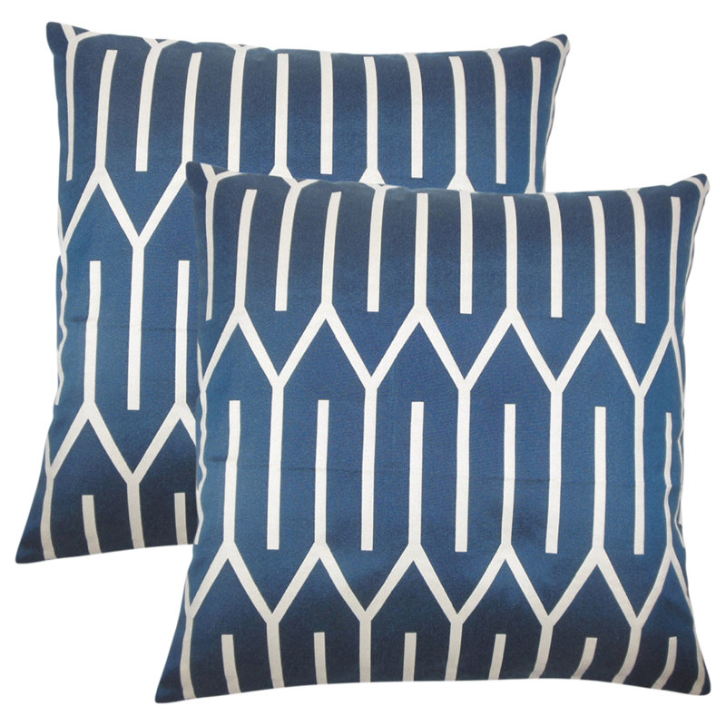 Coussin décoratif géométrique 