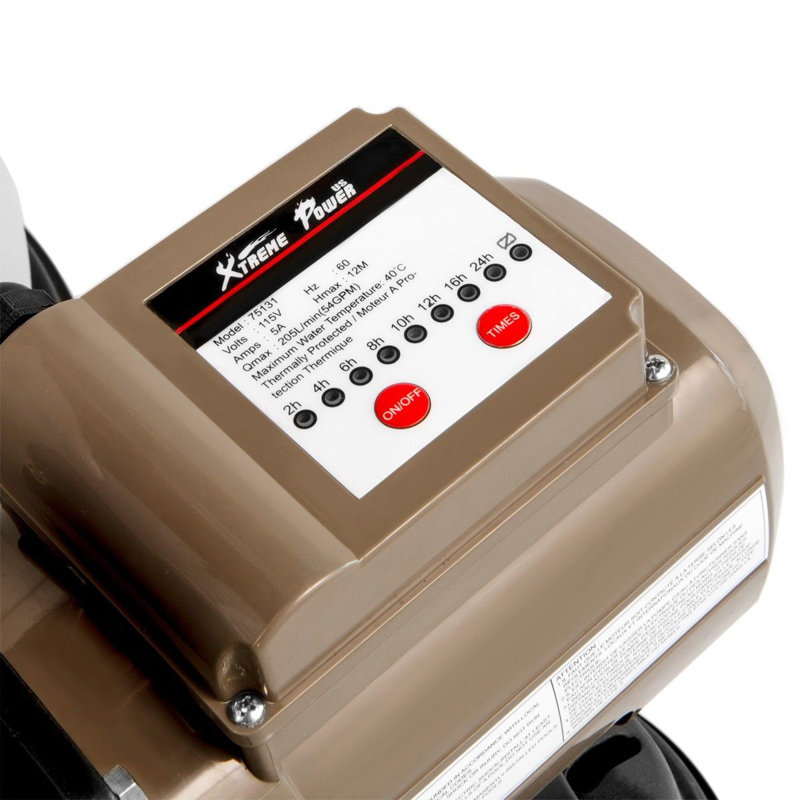 XtremepowerUS 16" Sand Filter Combo for Above-Ground Pools with 3100 GPH Capacity