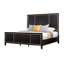 Garniture de tête de lit pour grand lit espresso 1pc