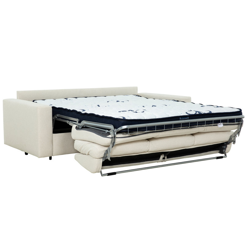 Canapé-lit de 82 po Stearns & Foster® Matelas en mousse à mémoire de forme - ivoire, Ivoire