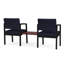 Structure tandem 2 places avec table centrale en acier Lenox-858559719-923505936-858559716