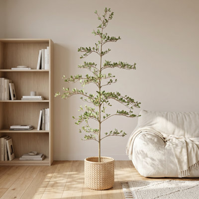 Artificial Potted Olive Tree