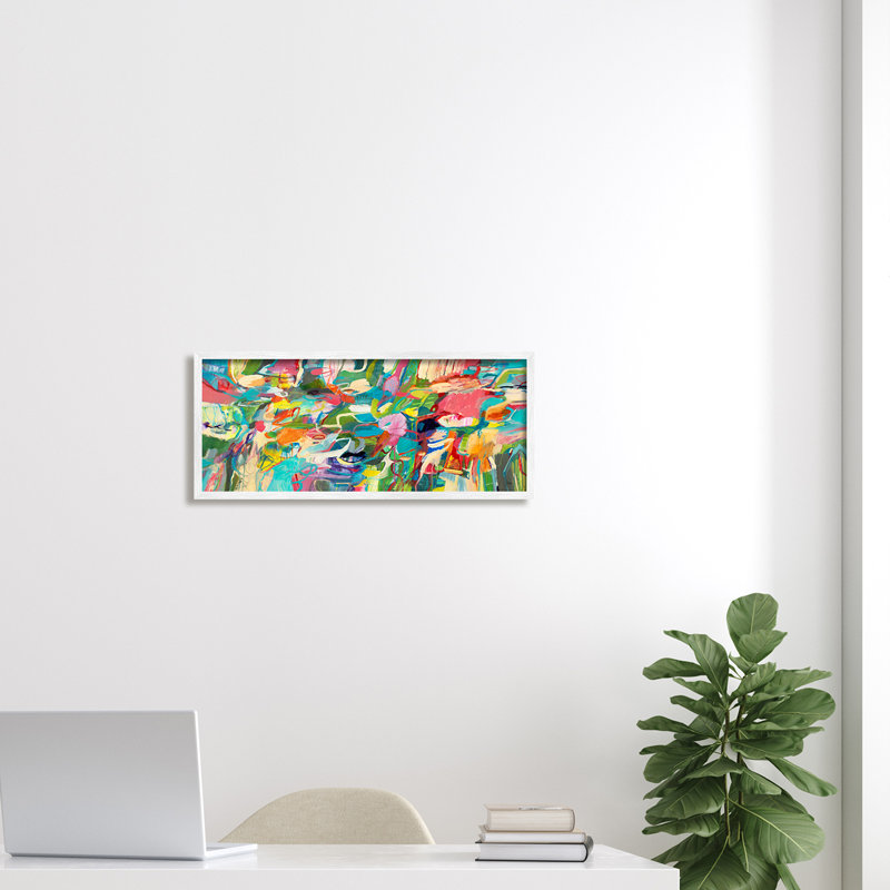 «Complex Playful ToneBright» - impression, H 10 po x l 24 po, Estampe numérique Farmhouse