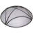  Reinforced Steel Mesh Black Fire Pit Spark Screen with Ring Handle-1694025163