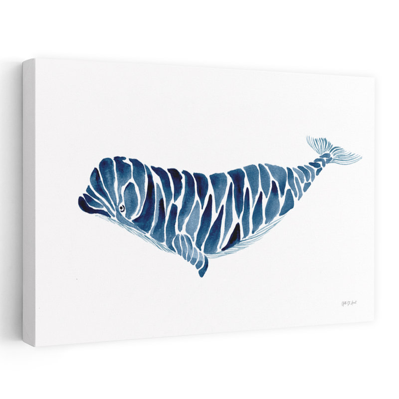 Baleine béluga côtière; Baleine béluga bleu marine, H 24 po x l 16 po