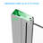 36" W x 72"H Folding Shower Door Bi-Fold Frameless Bathroom Shower Door with 6mm Glass-100970344