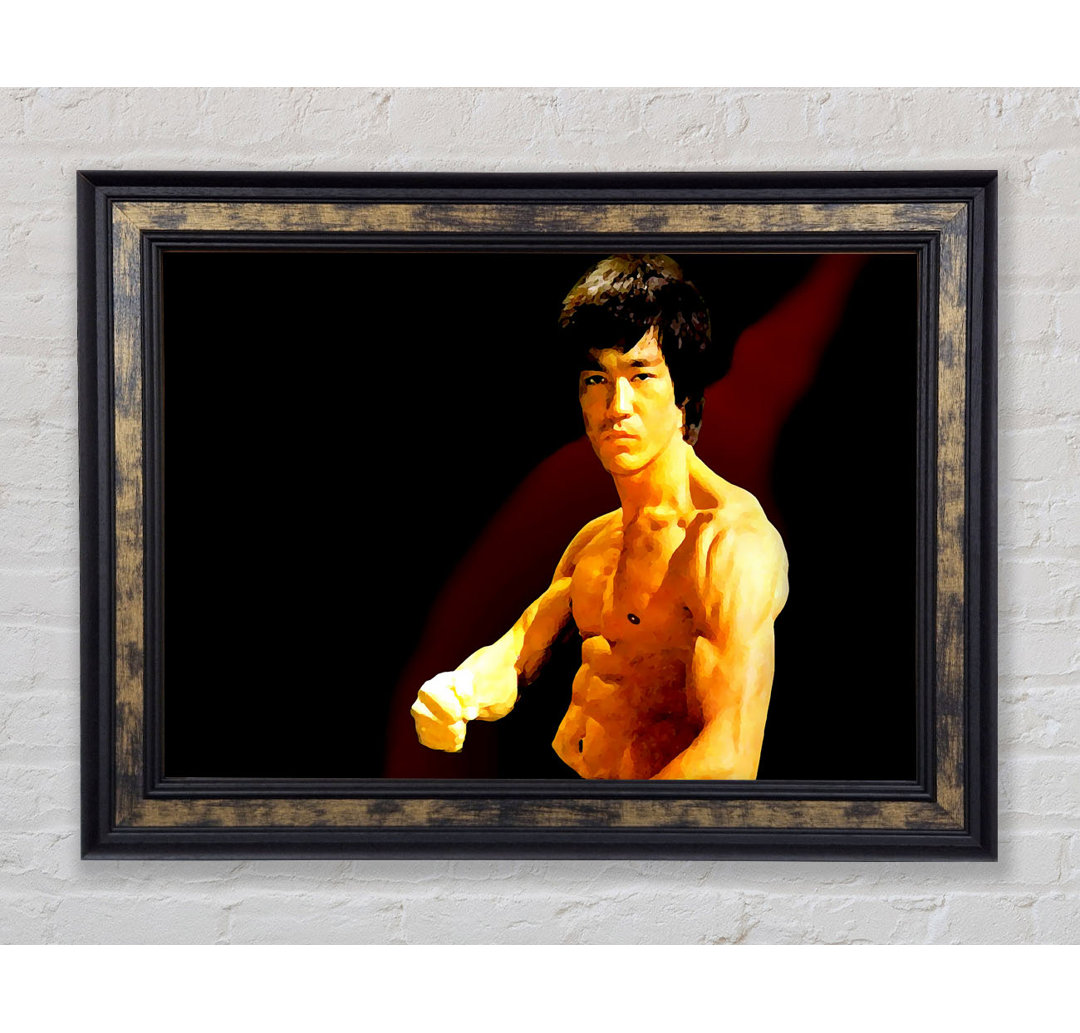 Bruce Lee Fist of Fury - Bilderrahmen Kunstdrucke