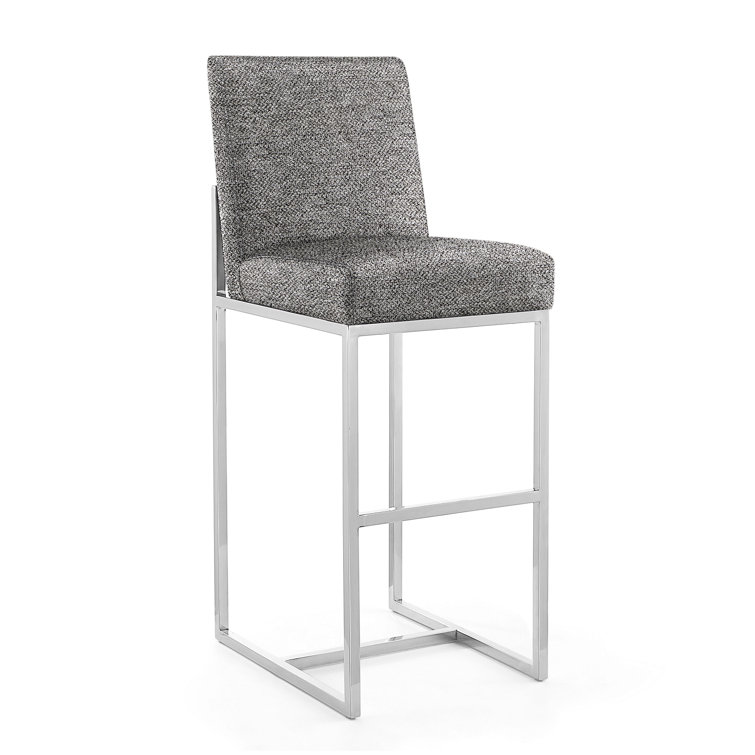 Element Upholstered Counter Stool with Metal Frame