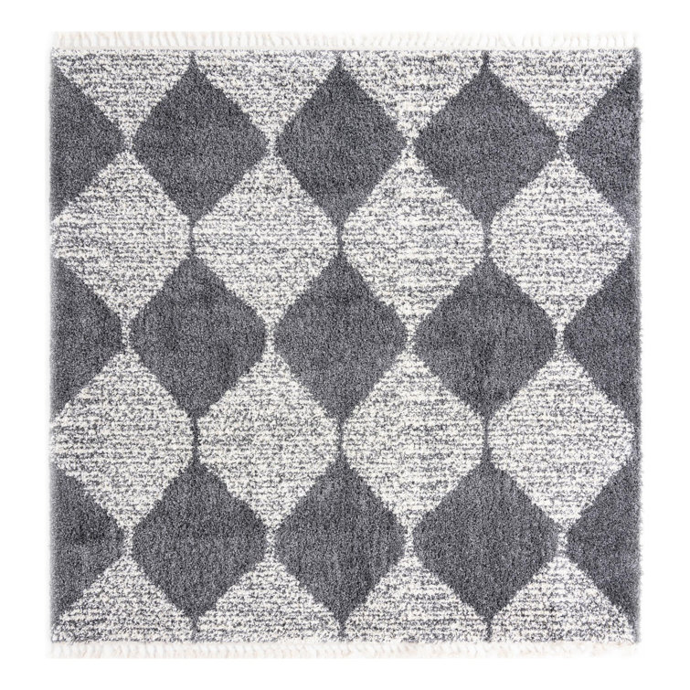Serenity Shag Geometric Indoor Rug