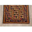Tapis décoratif en laine de conception unique Beeti noué à la main New Age en laine brun 2 pi 11 po x 4 pi 4 po Beeti