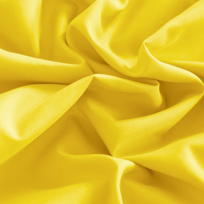 Drap-housse seulement, drap-housse à poche profonde en microfibre brossée 1800 - NTBAY, Jaune, Drap-housse de taille simple