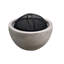 Round Polyresin Wood Burning Smokeless