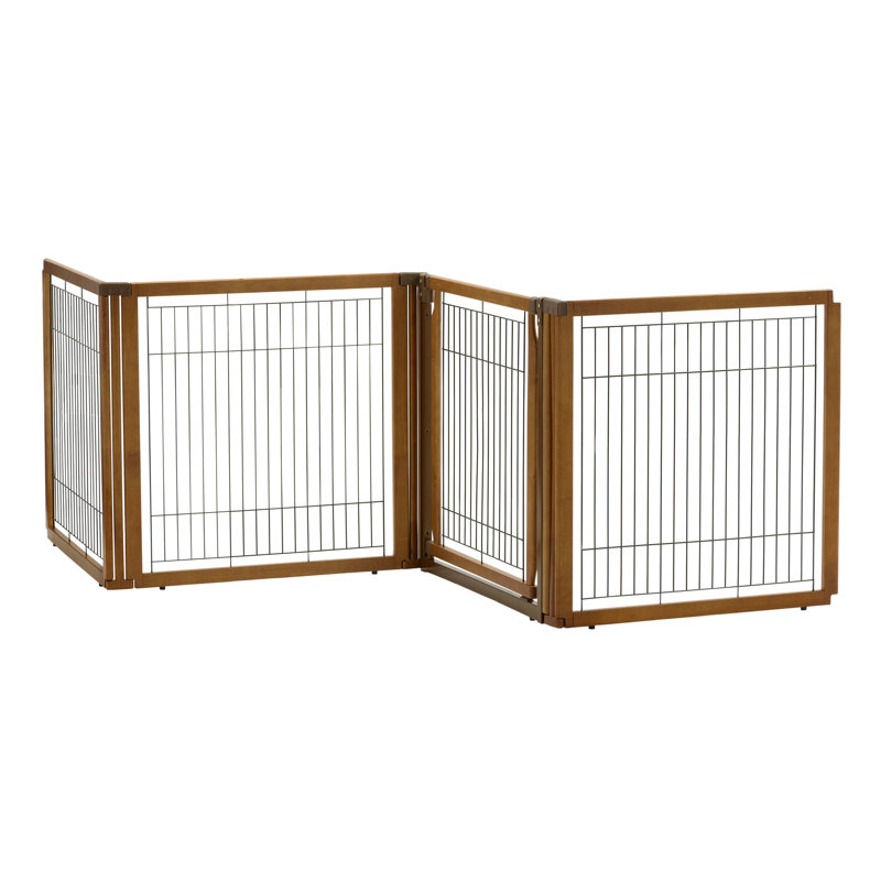 Barrière convertible pour animaux 4 panneaux elite, H 35,8 po x l 91,7 po x P 29,1 po