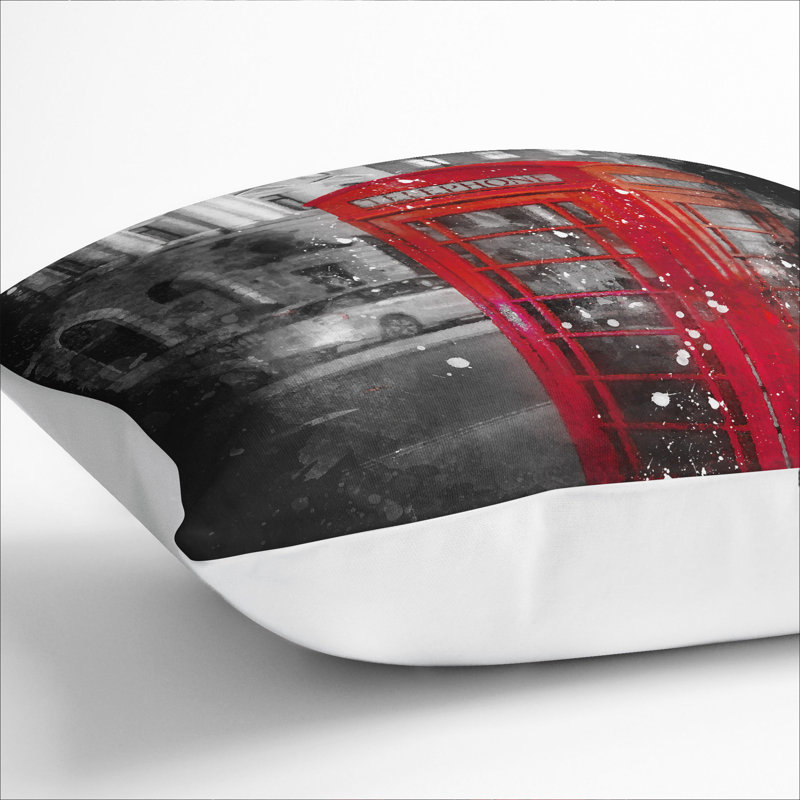 Square Cushion, 55cm H x 55cm W x 20cm D, White