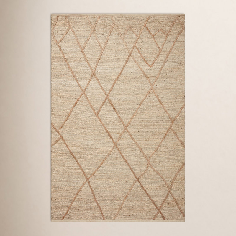 Tapis ivoire / naturel Albemarie, Rectangle 2 pi 3 po x 3 pi 9 po