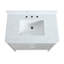 Ensemble de meuble-lavabo sur pied autoportant de 36 po avec 2 ensembles de poignées et plateau en marbre d'ingénierie entièrement assemblé-1171582344-1171582342