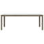 Abdus-Salam Rectangular Glass Outdoor Dining Table 90 cm D-90954346-90954347-96846311