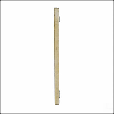 Rectangular Wooden Wall Mirrors with Distressed White Frame