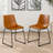 19'' H Faux Leather Upholstered Metal Side Chair-76223701-109719477