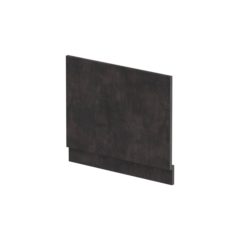 700Mm Bath End Panel & Plinth, Metallic Slate