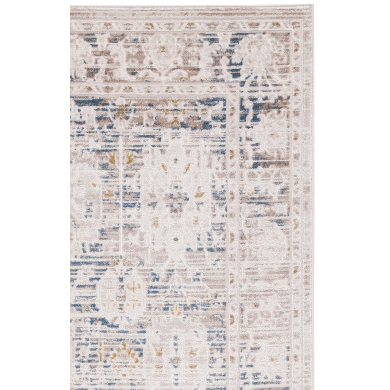 Merlena Performance Oriental Rug, Square 6'7"