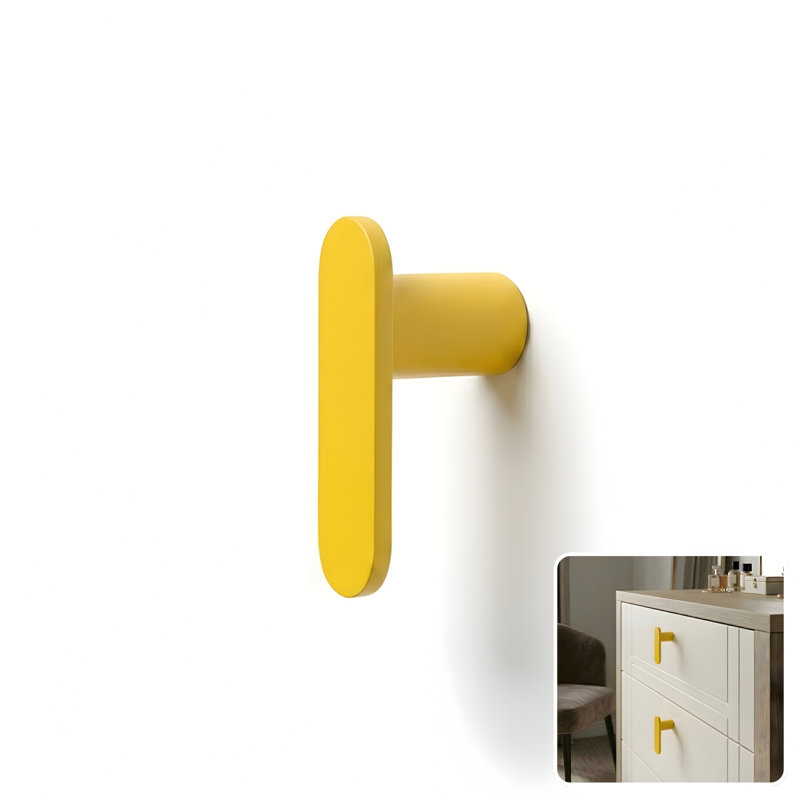2" Bar Knob, 1", Sunflower(Yellow)