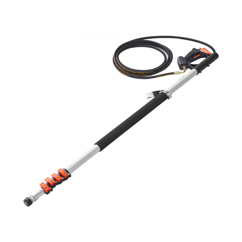 Pressure Washer Telescoping Wand 21 ft Brush Head Included Telescopic Spray Wand