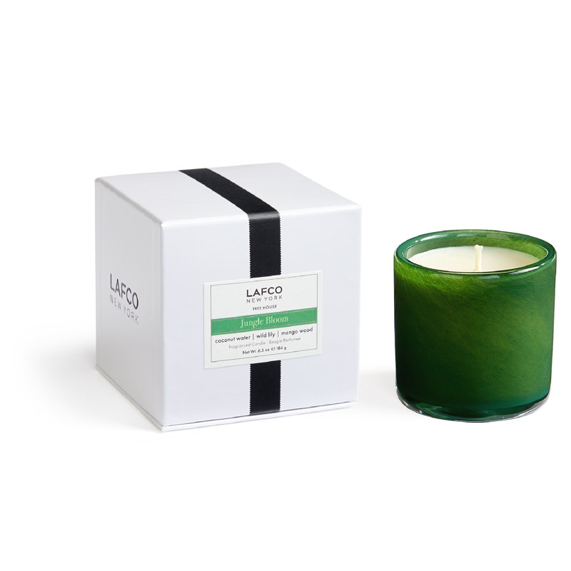 House and Home 15.5oz Jungle Bloom Signature Candle - Treehouse, 6.5 oz.