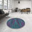 Tapis géométrique mauve / bleu-1176389661