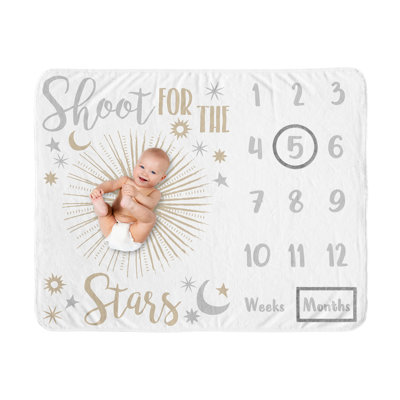 Celestial Pink Fleece Baby Blanket