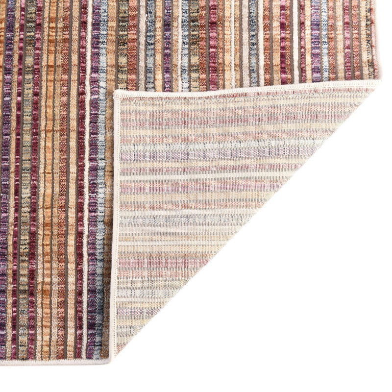 Spadaro Striped Indoor Rug, Square 7'10"