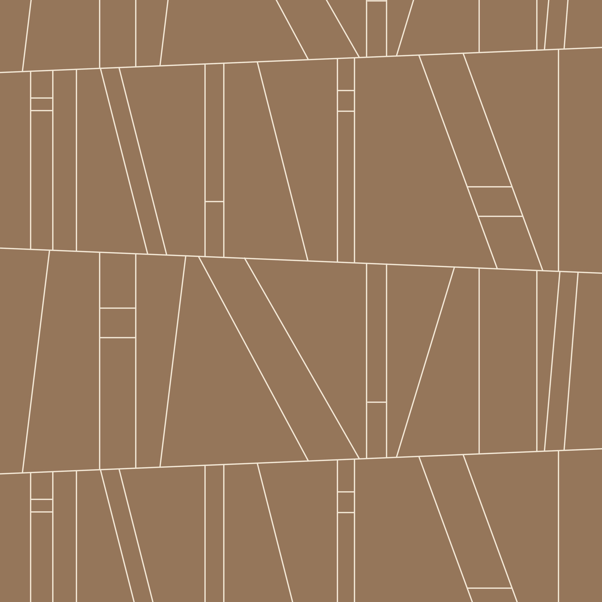Kazi Geometric Peel & Stick Wallpaper, Non-pasted, Mocha