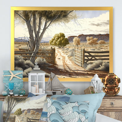 View Of The Pasture II - Farmhouse / Country Canvas Wall Art