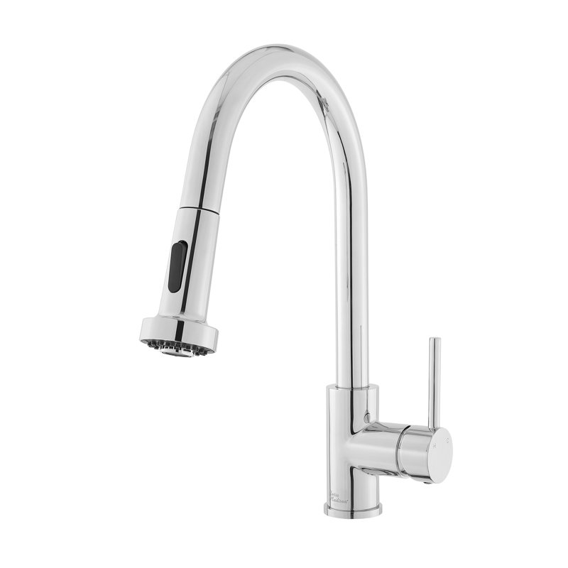 Robinet de cuisine à poignée simple Nouvet, Chrome
