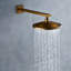 Pomme de douche à pluie à fixation au mur 8 po BathSelect 