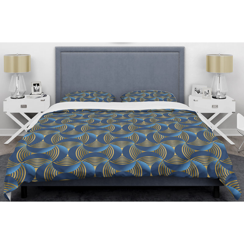 Design Art Modern & Contemporary Twill Abstract Duvet Cover Set