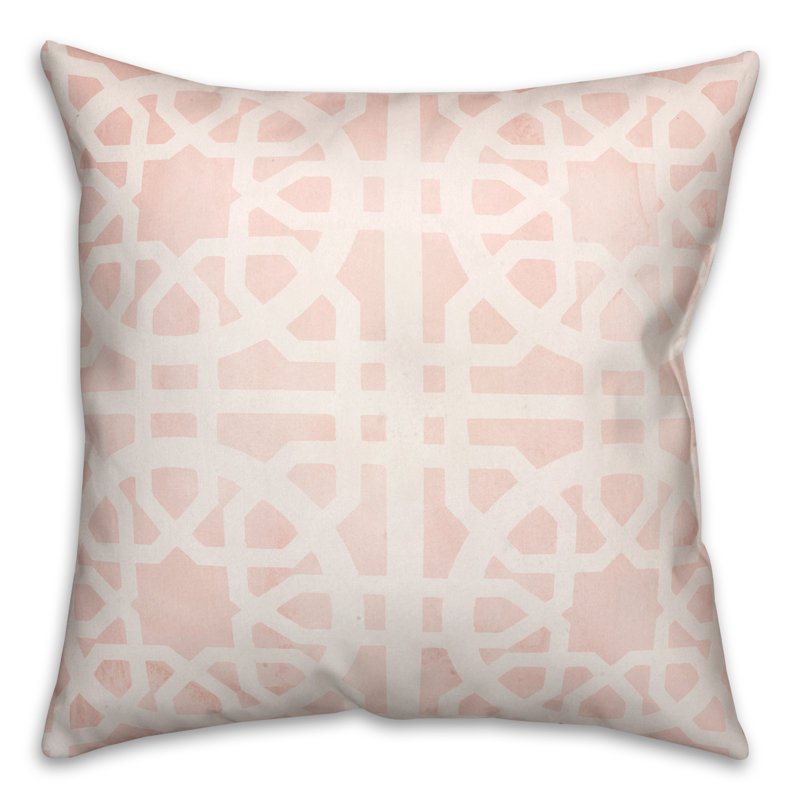 Geometric Reversible Throw Pillow