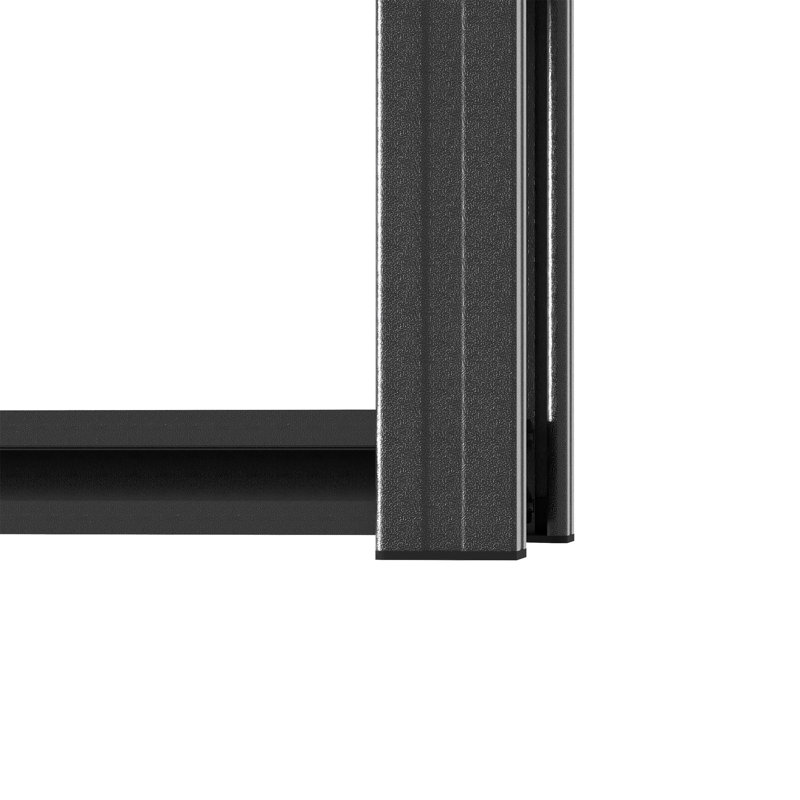 Étagère ajustable de 78 po à 5 niveaux avec panneau perforé et roulettes, H 77,95 po x l 47,24 po x P 17,99 po