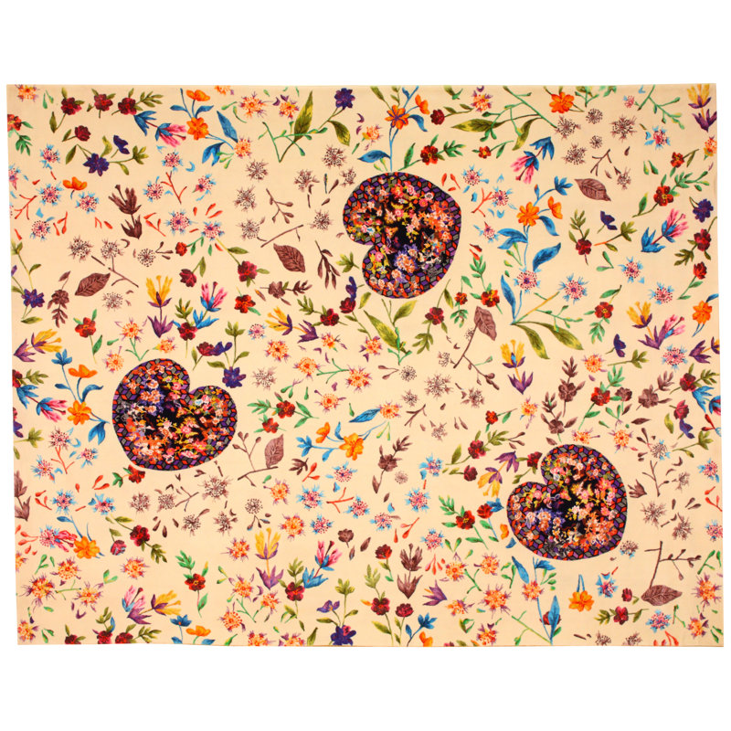 Tapis de chasse 8 pi x 10 pi «Think Of England I» Hunterdon