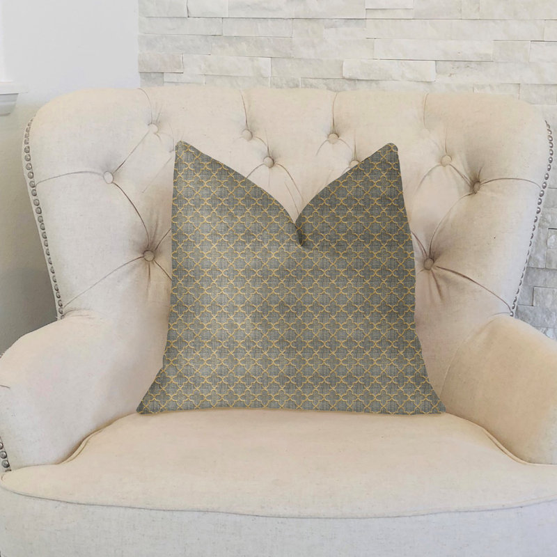 Coussin décoratif de luxe clou de girofle, 18 po x 18 po