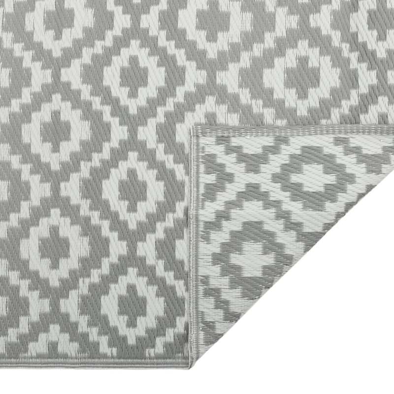 Outdoor Carpet ARAKIL Grey, Rectangle 190 x 290 cm