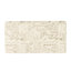 Banc de rangement beige, revêtement en lin, structure en bois, finition, design moderne avec housse, option décontractée et assise