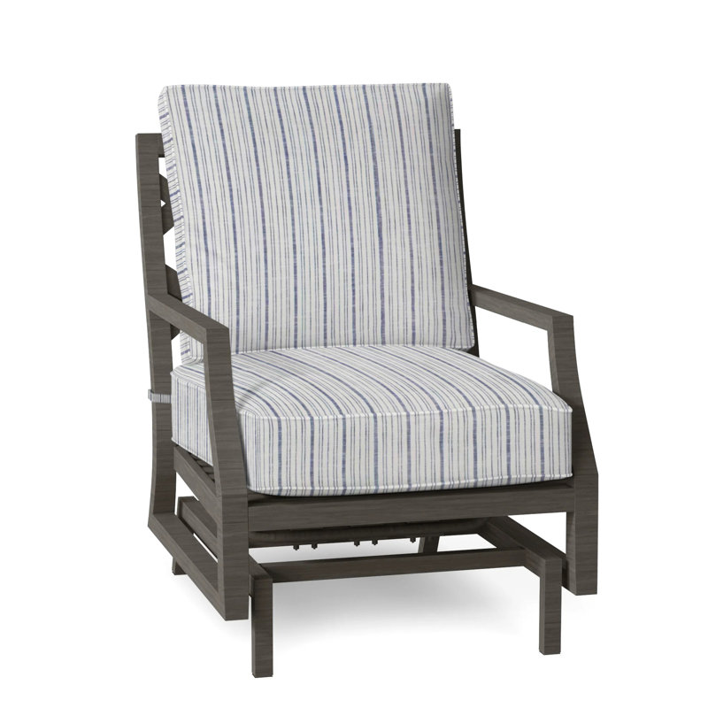 Lattice Arm Chair with Cushions, Linen Dove, Welt