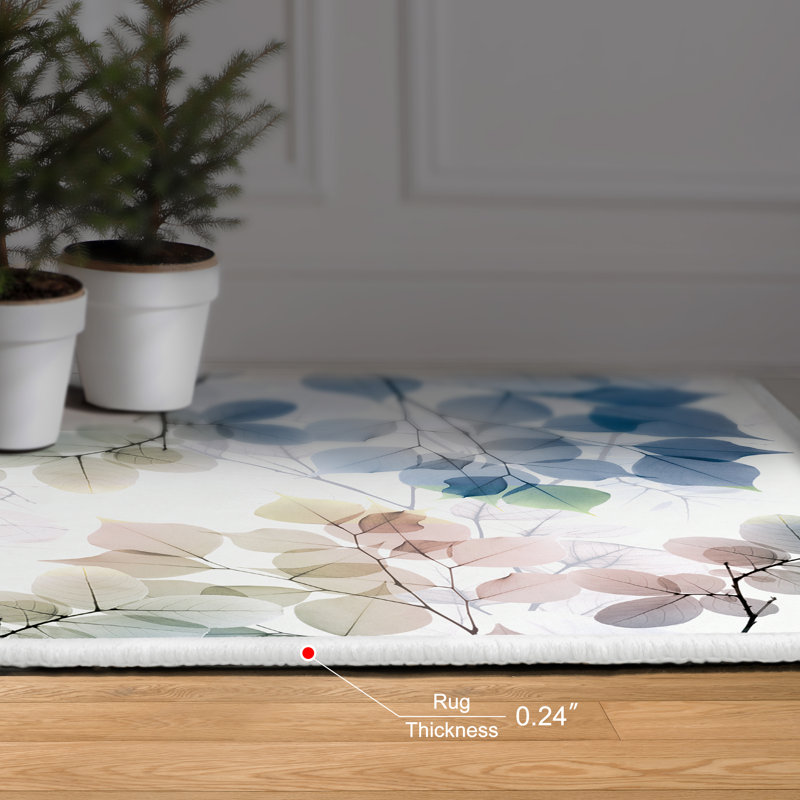 Dree Floral Indoor Rug, Rectangle 5' x 7'6"