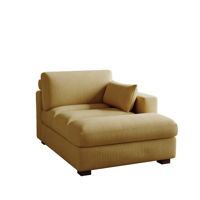 Bentura Chaise Lounge, Light Grey, Right Hand Facing