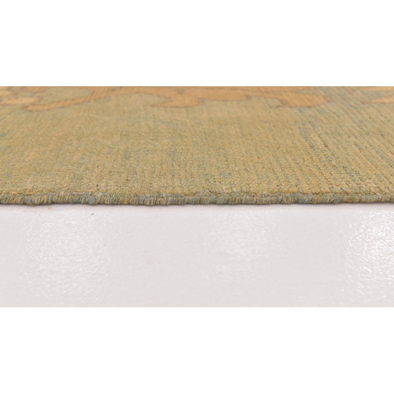 Tapis de zone en laine noué la 6 pi 6 po x 9 pi 6 po one-of-kind-the main Mehdi
